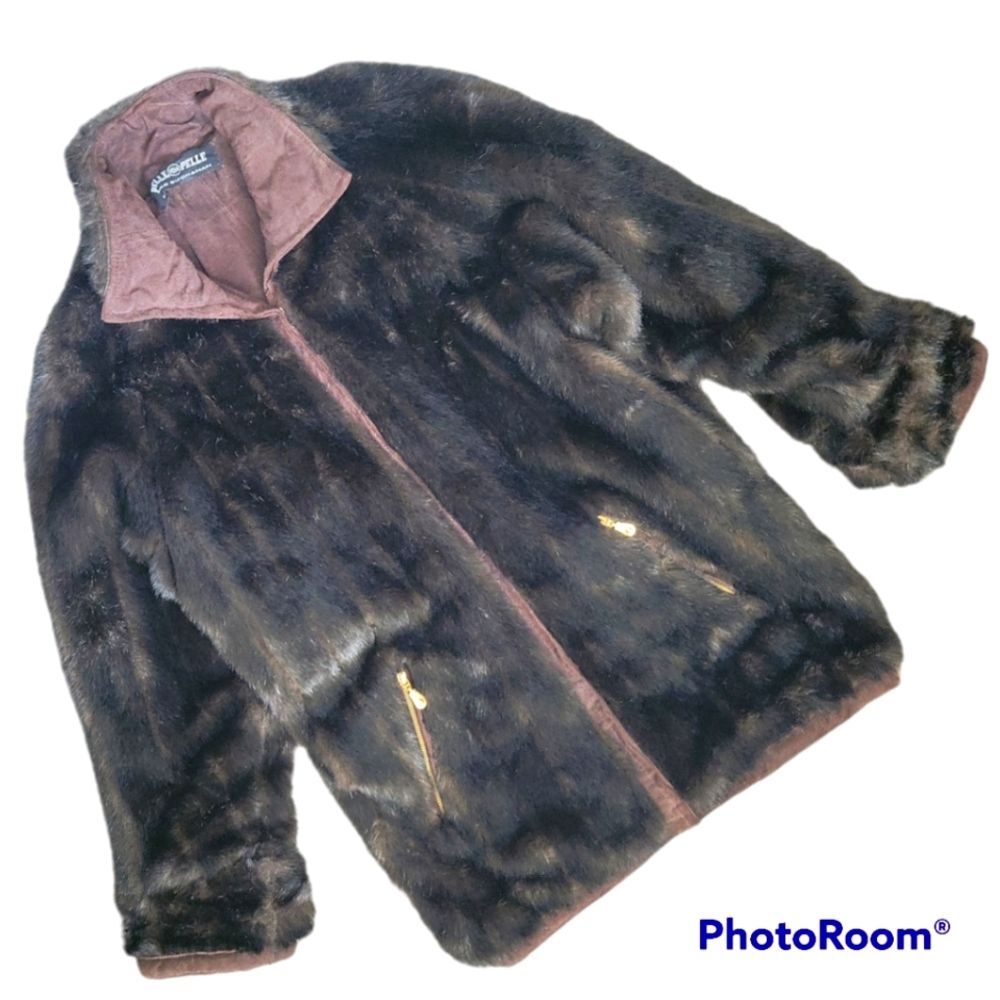 Vintage Pelle Pelle Marc Buchanan Fur & Leather Coat